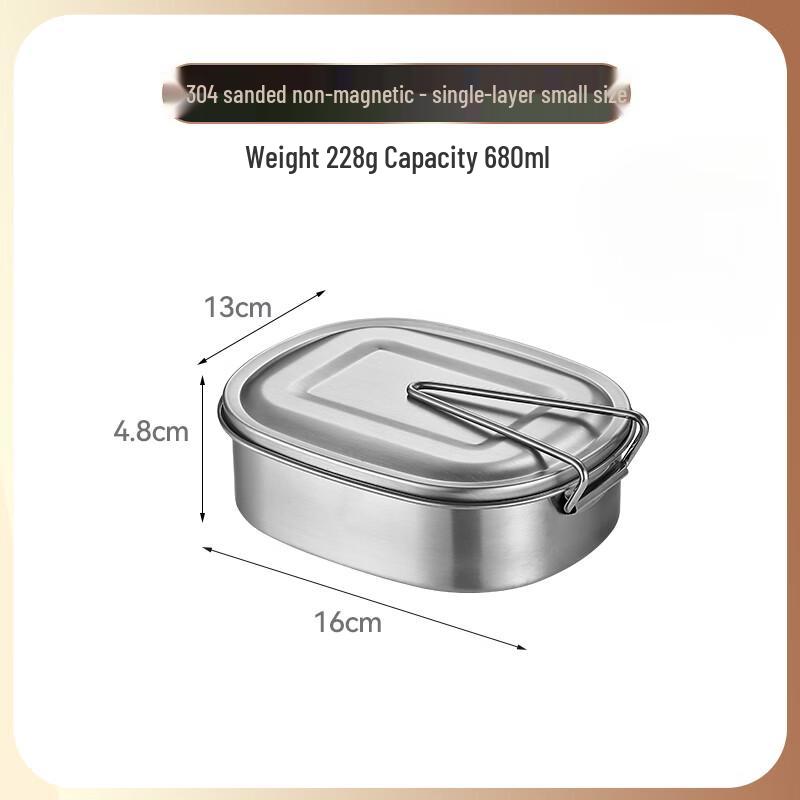 

Food Grade 304 Stainless Steel Vintage Lunch Box