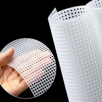 Handcraft Latch Hook Bags Made Plastic Grid Hook Crafts Accessory Plastic Mesh Cloth For Bag Rug Thread Hook Craft Supplies
