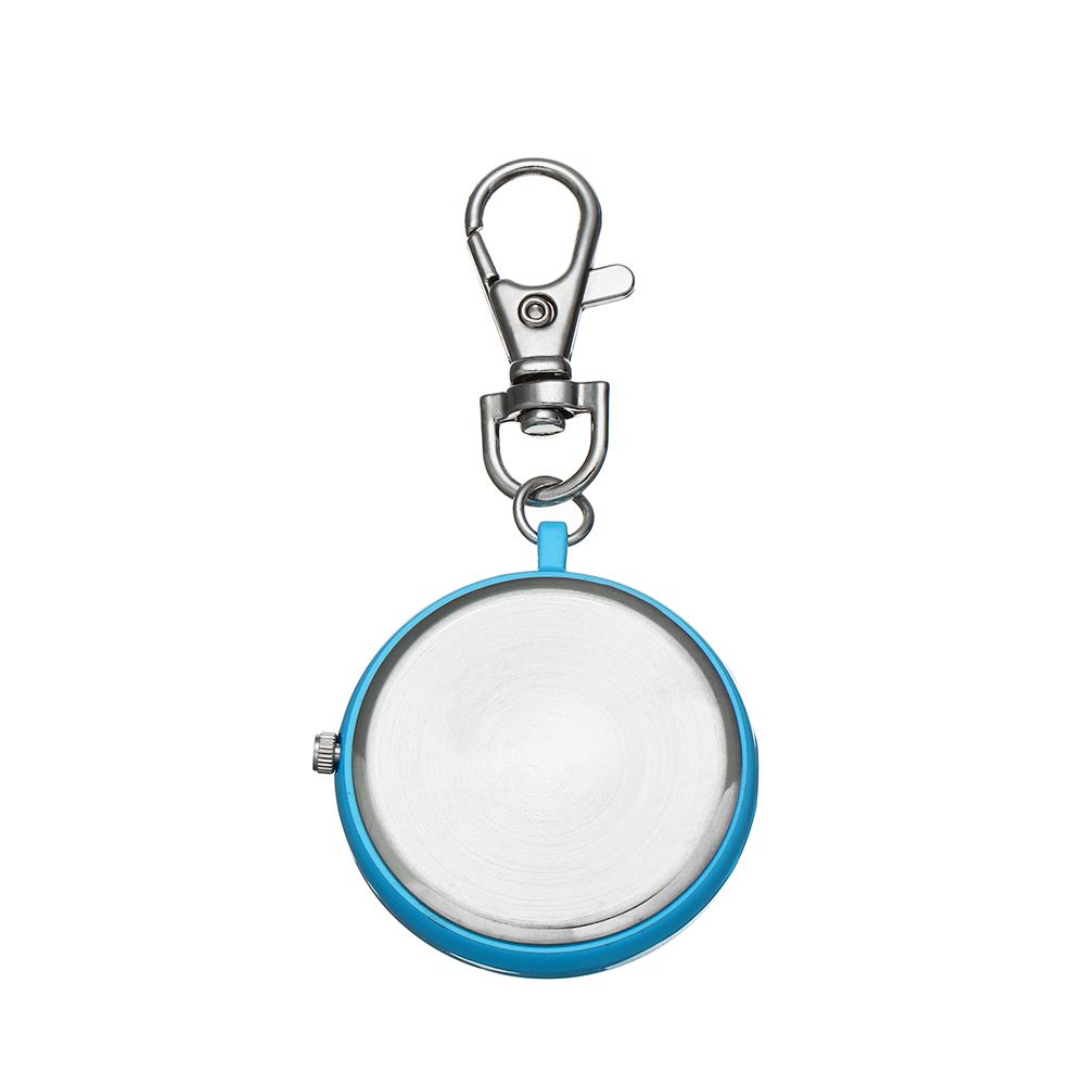 Watch Portable Nurse Watches Women Ultra Thin Open Face Quartz Pocket Watch Key Buckle Minimalist