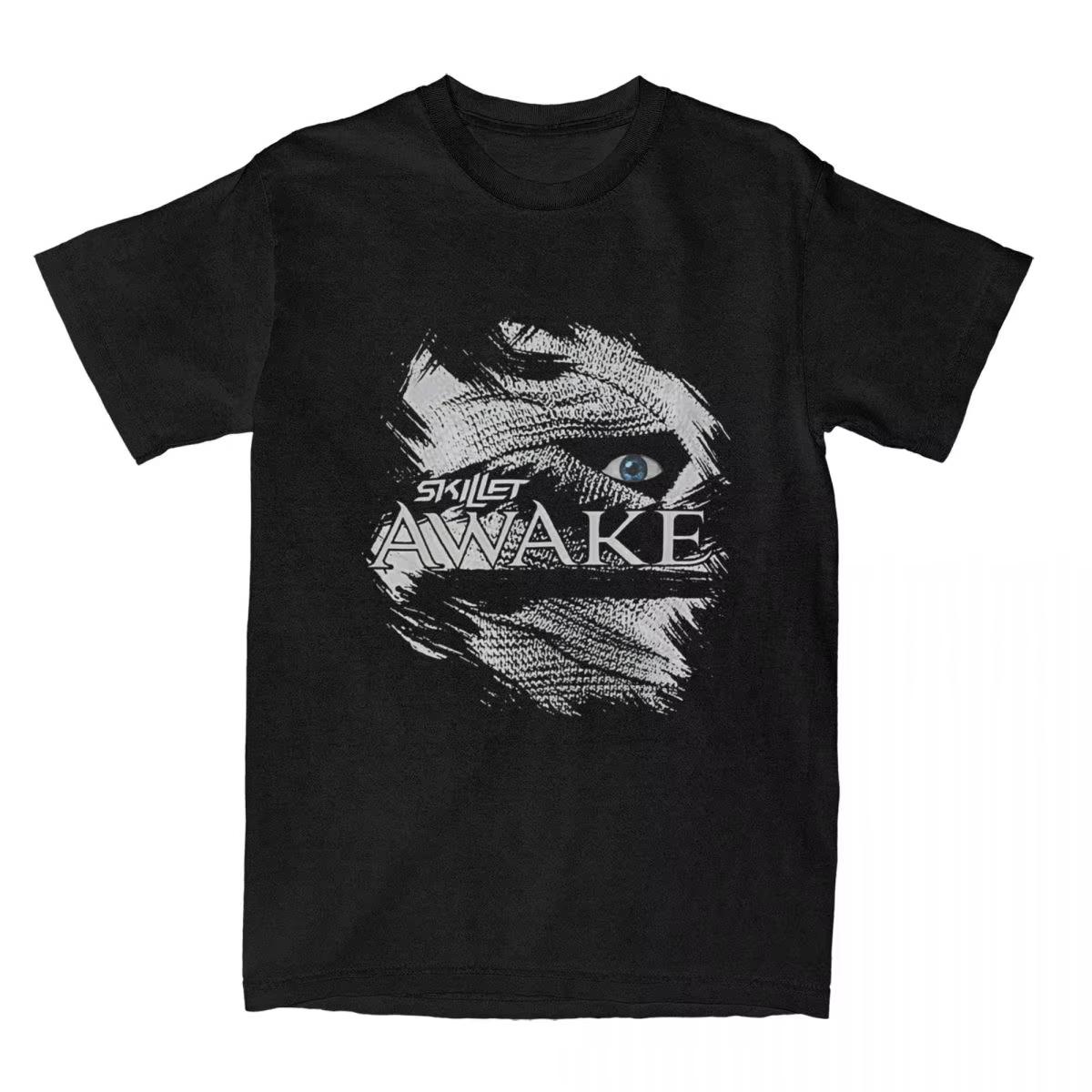 ZheXiong TEE Streetwear Band Skillet Victorious Zwart T-shirt Katoen Rock Heren Korte Mouw Cool T-shirt Hip Hop Unisex Oversized Punk Harajuku Top 4XL
