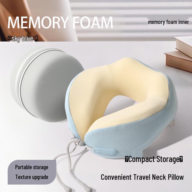 Memory Foam Travel Neck Pillow