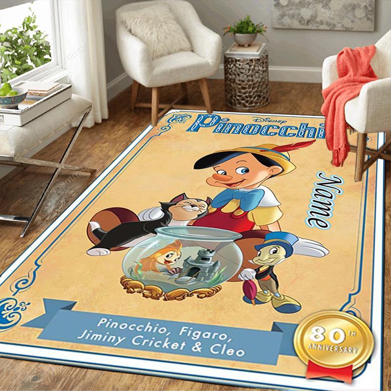 Custom 1Pc Pinocchio'S Apple Adventure Rug Office Carpet Indoor Outdoor Entrance Doormat Nonslip Soft And Comfortable Living Room D916156