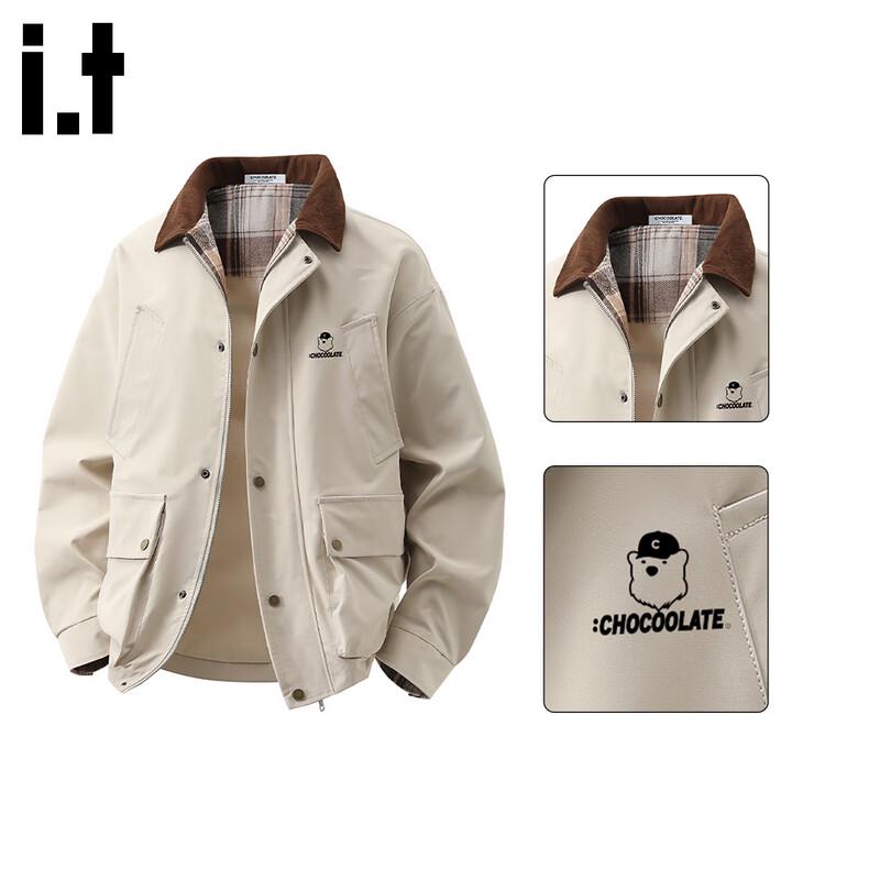 CHOCOOLATEit Herren Cargotaschen Winddichte Jacke