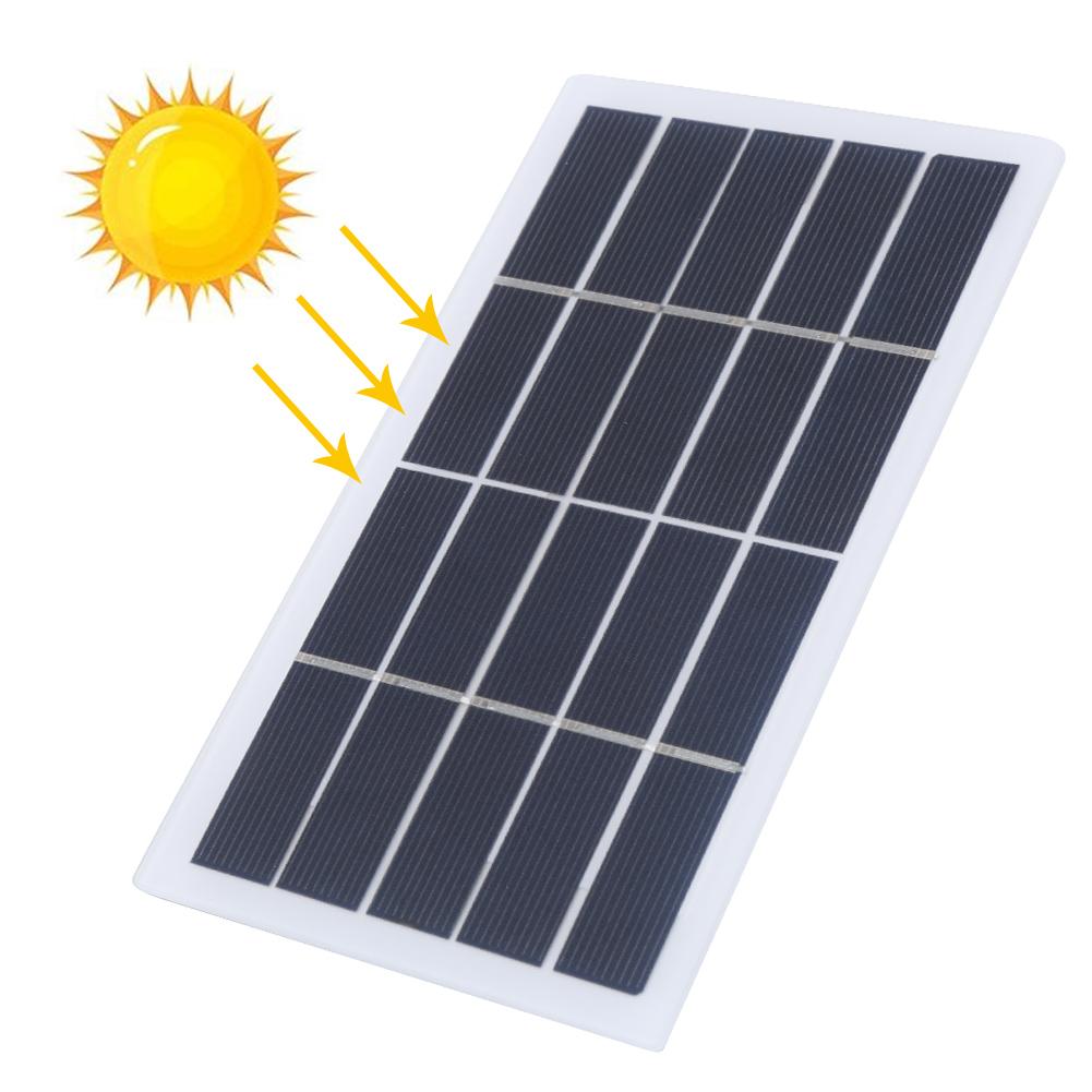 Outdoor Portable 2W 5V Polycrystal Solar Panel Laminated Board Solar Component DIY Charger