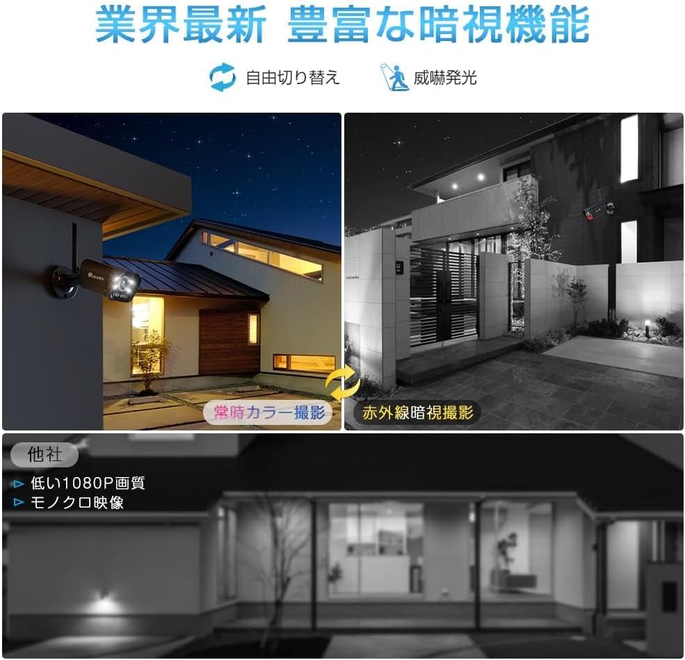 Ctronics 8MP Outdoor Security Camera with 4K 5G and Vehicle AI Smart Night 256GB MicroSD Card Family Sharing for Up To 6 Alarm Remote Compatible with