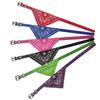 Adjustable Pet Bandana Collar, Polyester Knit Fabric Saliva Towel, Triangle Neckerchief for Small, Medium, Large Dogs & Cats