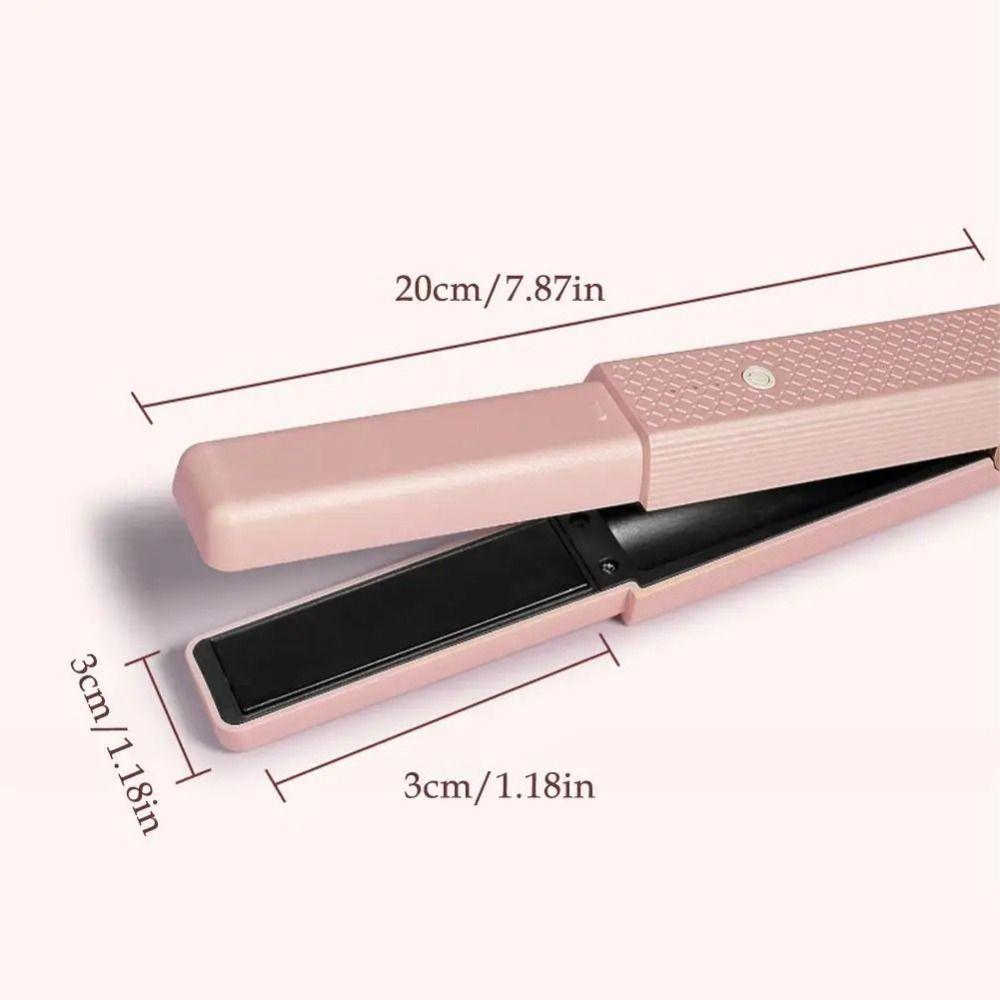 Even Heat Distribution Hair Straightening Irons Portable Straight Hair Stick  Fine Soft Short Hair