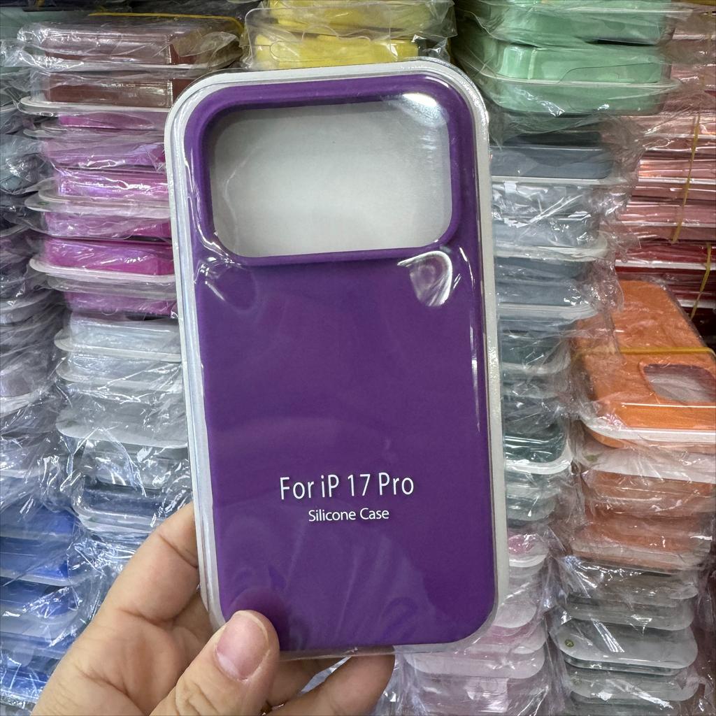 INS Style Candy Color Liquid Silicone Skin Feel Case For iPhone 17 Pro Max 16 15 14 Camera Touch Button Protection With Box Anti-Fall Non-Slip Cover