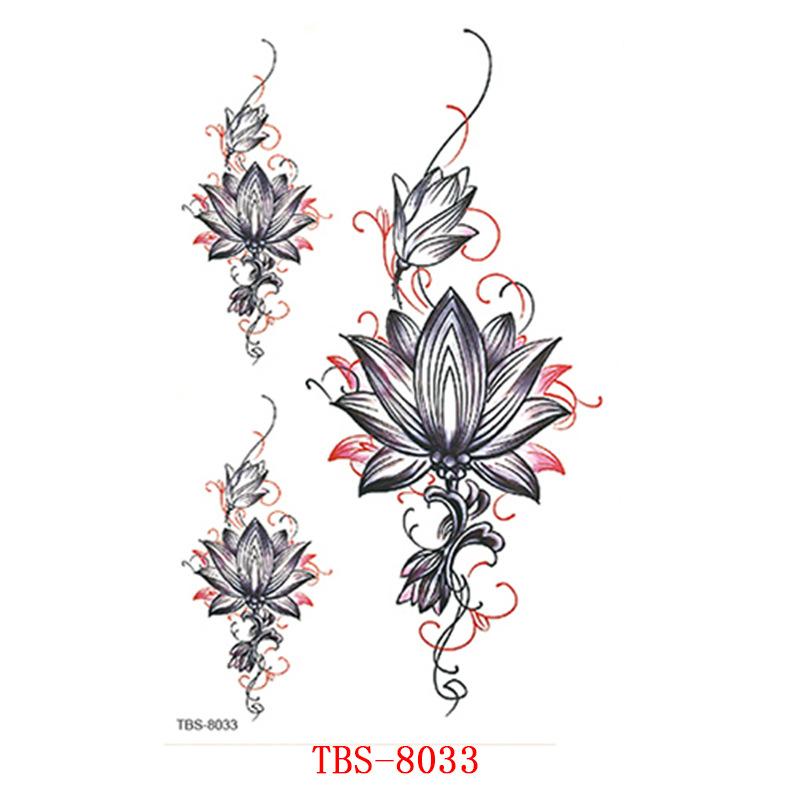 Waterproof Tattoo Sticker, Small Flower Arm, Totem, Semi-Permanent Tattoo Sticker Tattoo
