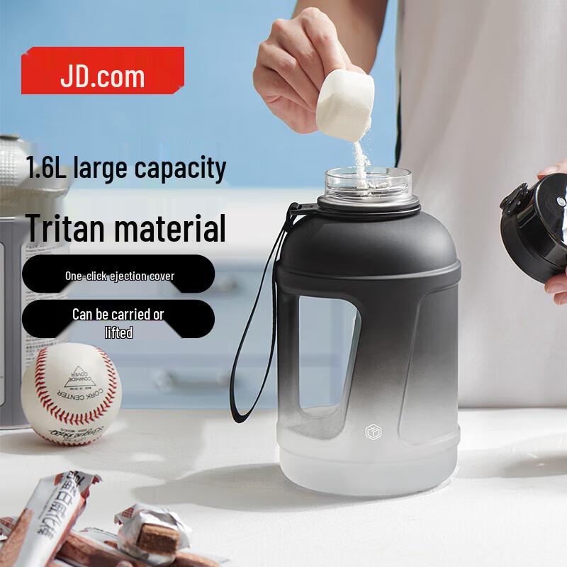 1.6L Gradient Large Capacity Water Bottle