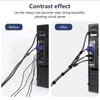 НОВЫЙ Органайзер для кабелей шириной 1 м/3 м/5 м, органайзер для USB-кабелей, нейлоновые стяжки для свободной резки, держатели для кабелей мыши и наушников
