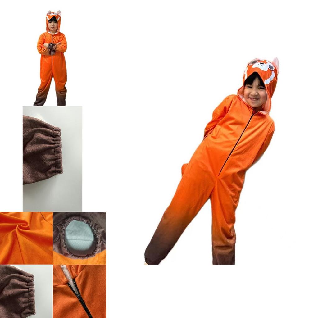 Hoge kwaliteit Turning Red Kinder Panda Kostuum Voor Mei Fans