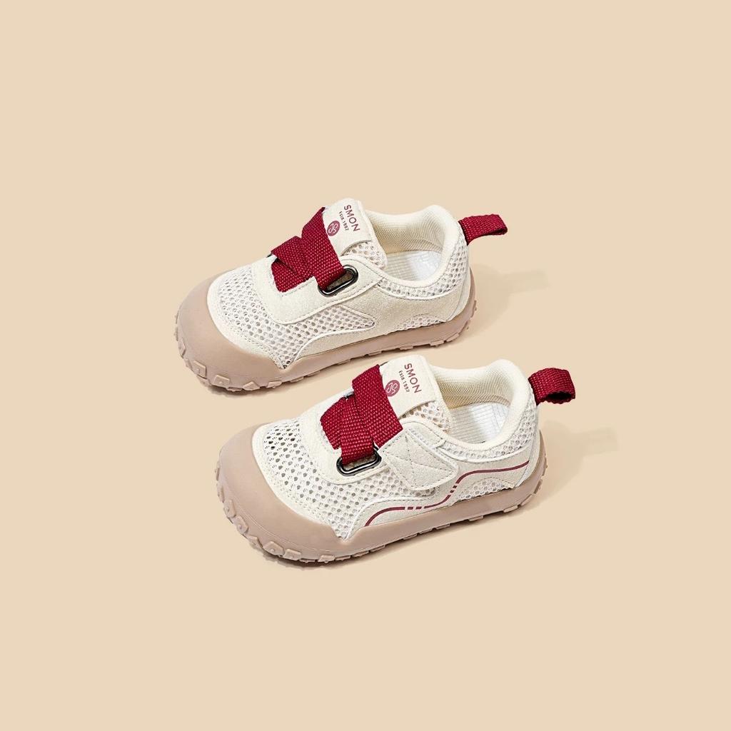 Children's sports shoes 2025 summer new girls casual shoes baby board shoes soft sole boys breathable hollow mesh shoes