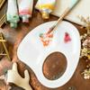 Handheld Color Palette Plastic Makeup Painting Palette Tray Portable Color Mixing Tray for Watercolor
