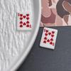 Harz Schmuck Zubehör Simulierte Spielkarten DIY Handyhüllen Handgefertigte Kinder Haarspangen Spielkarten Anhänger Materialien