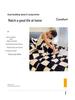 Checkerboard Double-Sided Fleece Blanket for Car, Sofa, Camping – Autumn/Winter Thickened