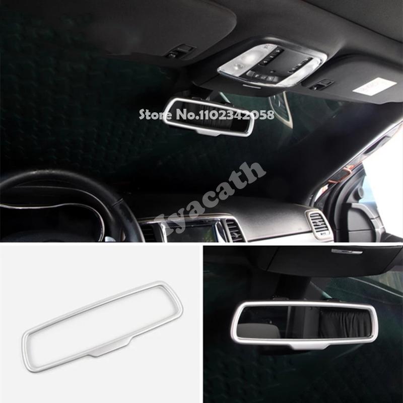 For Jeep Grand Cherokee WK2 2014- ABS Chrome Steering Wheel Door Bowl Window Lift Button Gear Box AC Vent Seat Back Cover