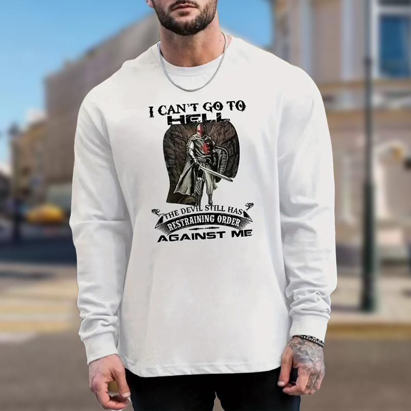 Мужские футболки с принтом Спартанский воин футболки с длинным рукавом повседневные свитера с круглым вырезом мужская одежда больших размеров XS белый 1395₽