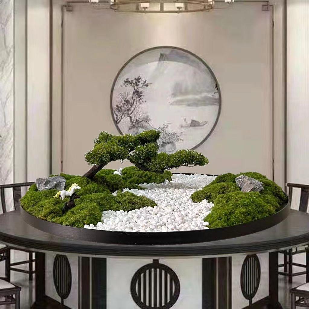 Handmade Silk Floral Centerpiece for Hotel Table Turntable