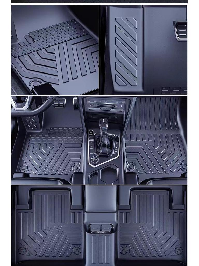 All-Weather TPE Floor & Trunk Mats for Tesla Model 3/Y - 3D Injection Molded