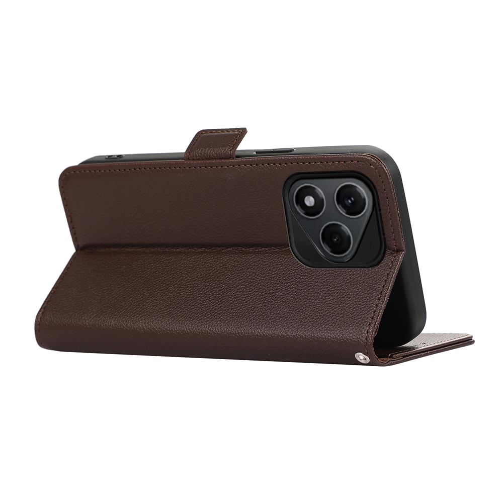 ABEEL Für Honor 400 Lite Hülle Leder mit Litschi-Textur RFID-Blockierende Handyhülle