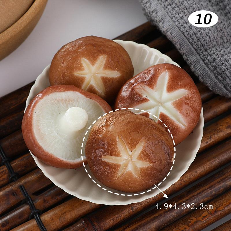 4 Pcs Simulated Hotpot Ingredient Model Mini Fake Vegetable Realistic Beef Roll Restaurant Store Barbecue Shop Display Decor