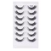 7 Pairs Of Chemical Fiber False Eyelashes Simulation Curled Thick Short Eyelashes
