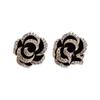 Romantische Kamelie 925 Silber Ohrclips Elegant, Französischer Retro, High-End Ohrringe für einen raffinierten Stil