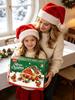 Customizable 24-Style Christmas Building Block Set: Santa Claus & Gingerbread Man Ornament