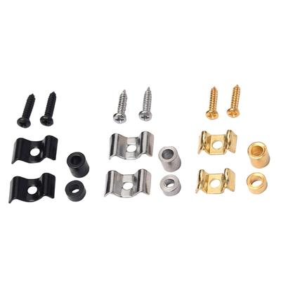 1 Set of Electric Guitar Strings Retainer Metal String Tree Guides for Guitar Bass Replacement Parts Accessories