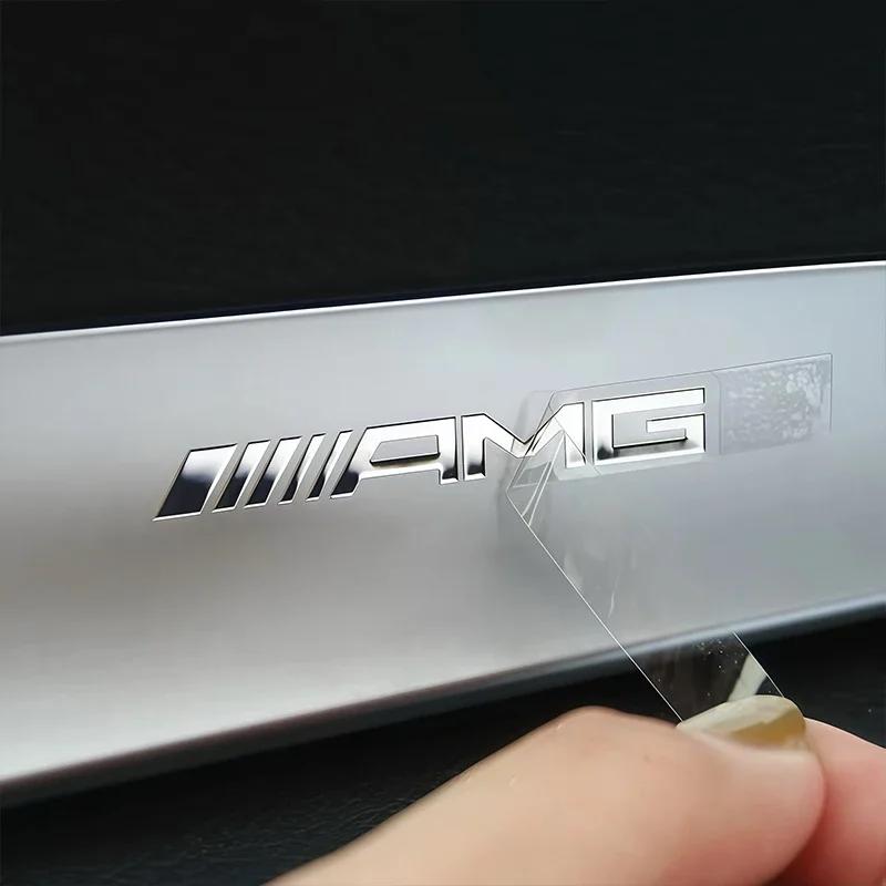 C200 E200 New For Mercedes Benz 3D Creative Car Interior Stickers Metal Badge Decoration For Mercedes Benz AMG W206 W205 W203 W2