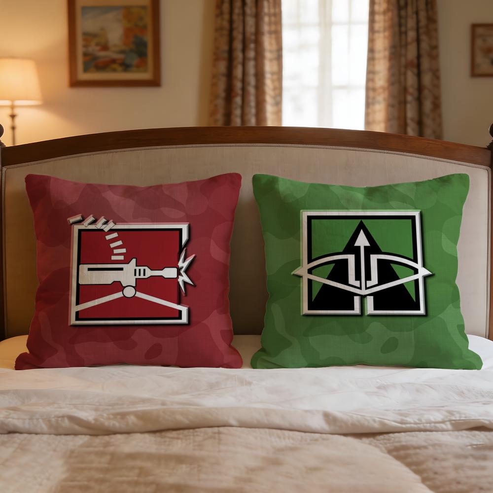 Game Rainbow Six Siege Cushion Cover 1Pcs Decorative Covers Soft Cushion Case For Sofa Couch Decor 40X40 45X45 Pillowcases