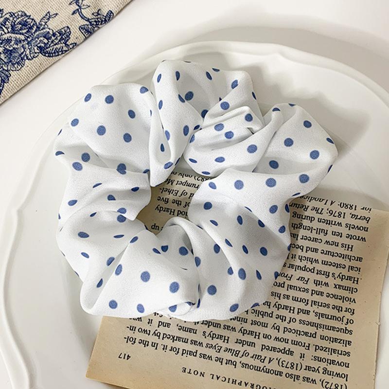 

Синяя веревка с цветочной волной, кольцо для волос, французское кольцо для толстой кишки, веревка для головы, аксессуары для волос 952#005（2pc） синий