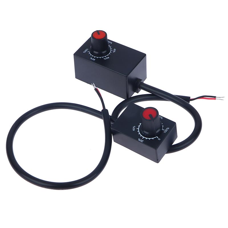 Mini Dc 0-10V 1-10V Knob Dimmer 0-100% Scale Electronic Potentiometer For Led Dimmable Grow Lights Power Driver