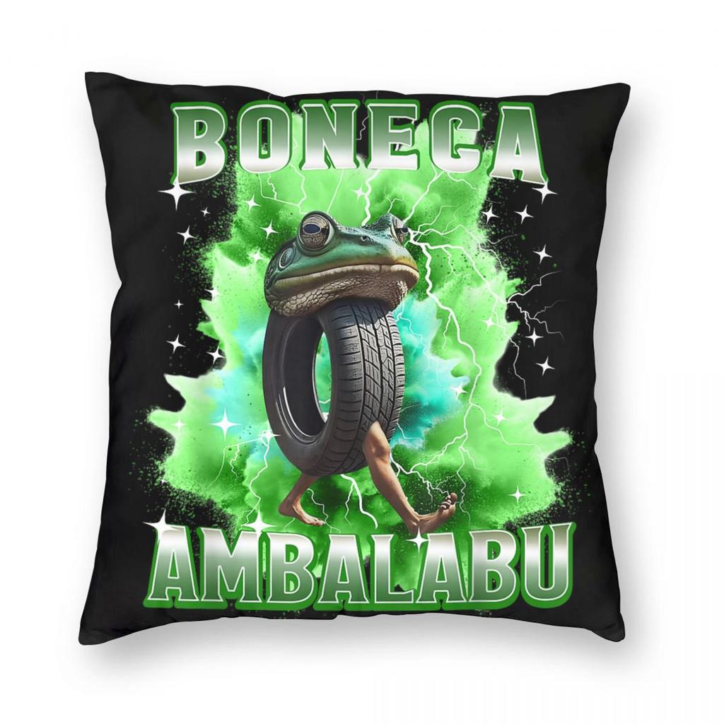 Tralalero Tralala Funny Shark Meme Pillowcase Printing Polyester Cushion Cover Decor Italian Brainrot Memes Pillow Case Cover