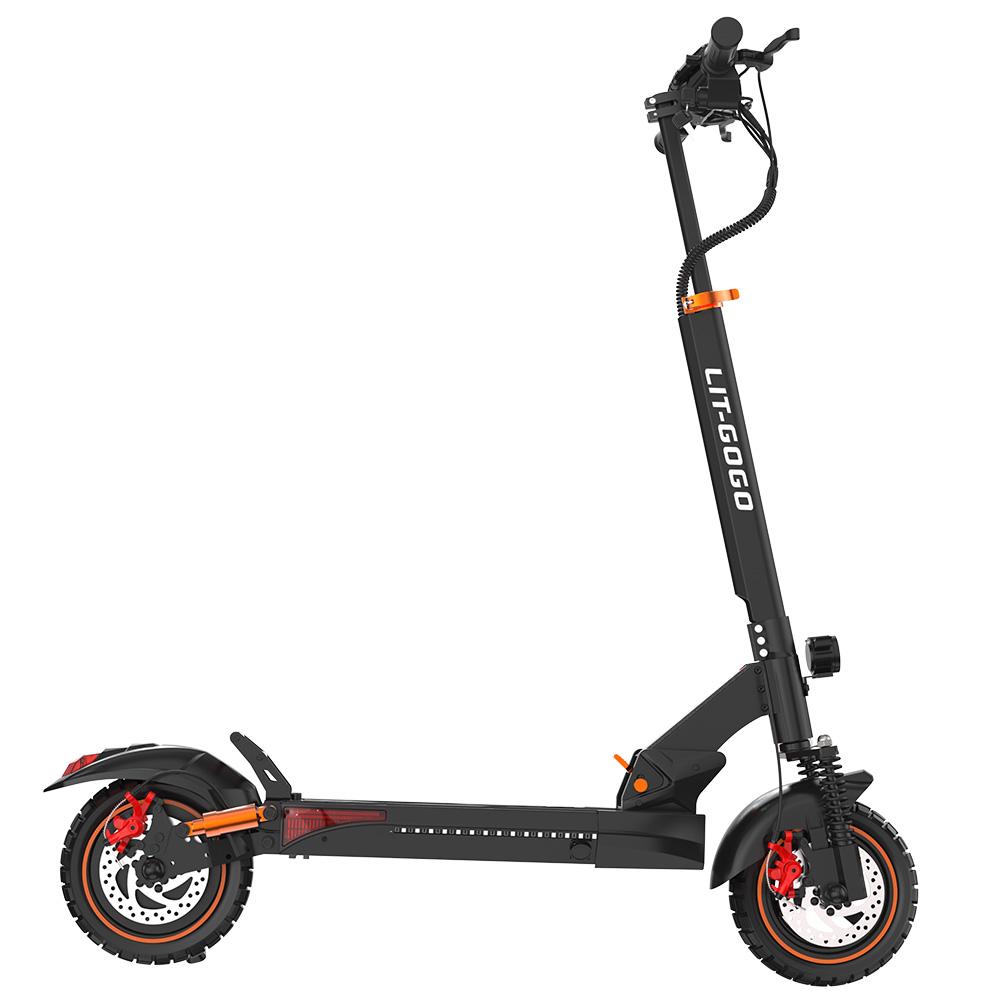Electric Scooter LIT-GOGO M4 10" Tire 800W Peak Motor Foldable Adult Electric Scooter 48V 13Ah Smart APP Connectivity Max Range 40Km