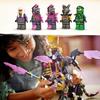 LEGO 71772 NINJAGO Le Roi de Cristal, Jouet de Ninja, Figurine Lloyd, Garde et Guerrier, Cristallisés, Cadeau Enfants Dès 9 Ans