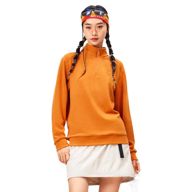 

Camel Unisex Half-Zip Stand Collar Long Sleeve Thermal T-Shirt 3XL