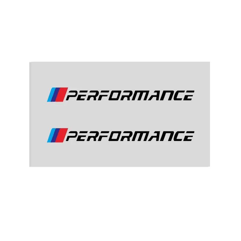 

New 2Pcs Car Side Body trunk Sticker performance Logo Decals For Bmw M F10 F30 E46 E90 E60 G30 F20 X5 E70 E39 E36 E87 E92 X чёрный