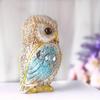 Vintage resin owl statue, home desktop decoration, office craft sculpture, decorative owl sculpture
