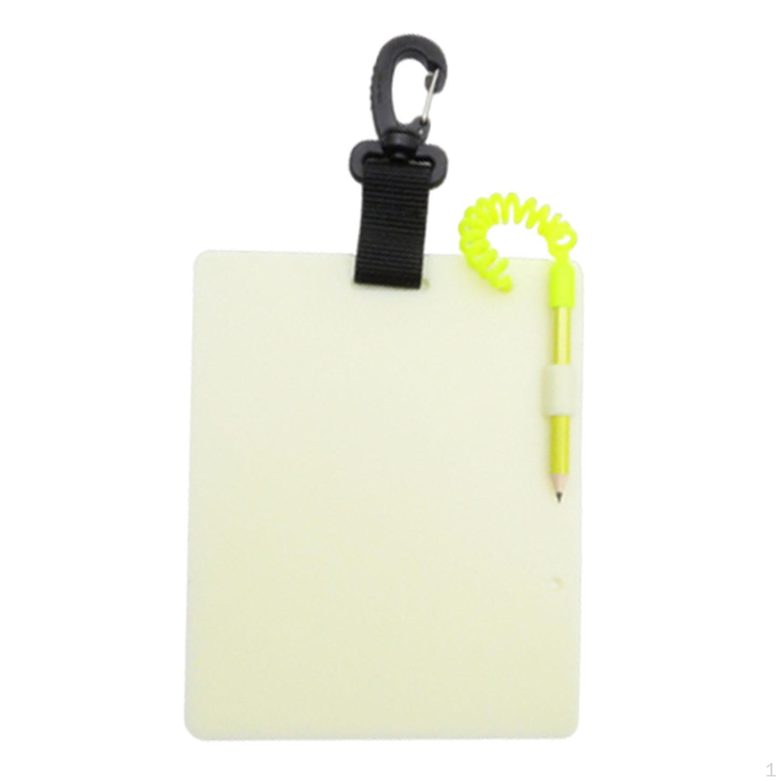 Diving Writing Underwater to Use Premium Gear with Pencil Accessories Clip Write