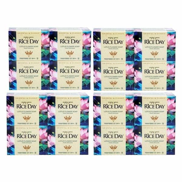Lion Rice Day Rice Soap Blue 100g x 4 x 4 (WB6A212)