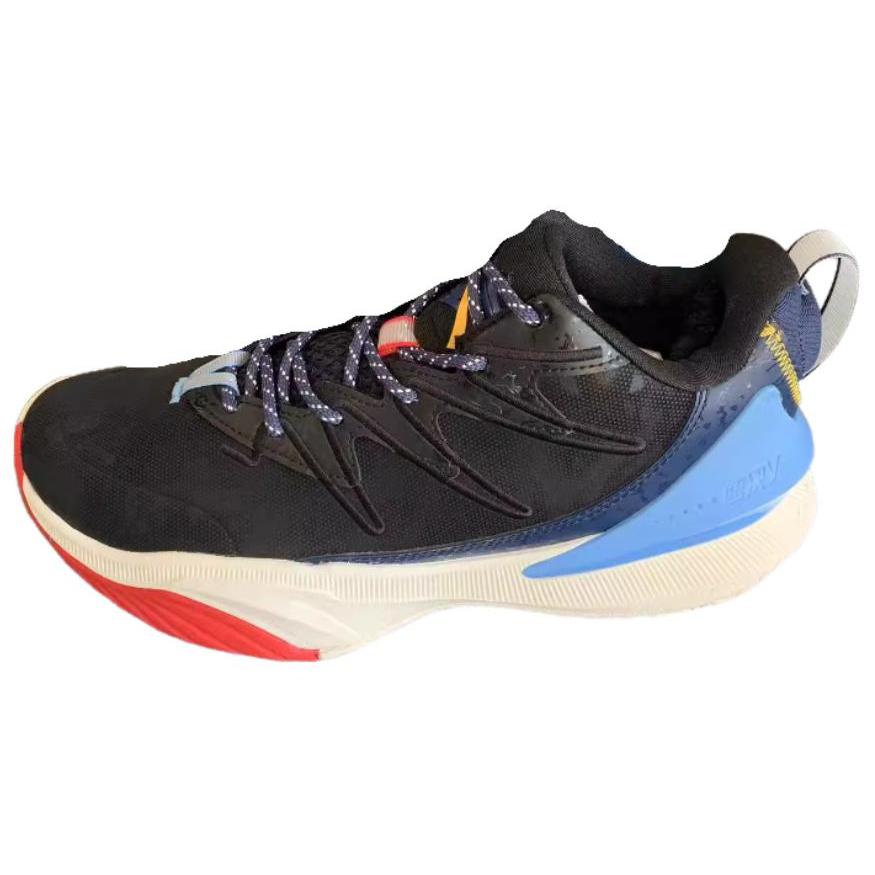 

Anta The Dagger 5 Fleece lined Abrasion Resistant Breathable Low top Basketball Shoes Men s Black 112141622-3 44.5