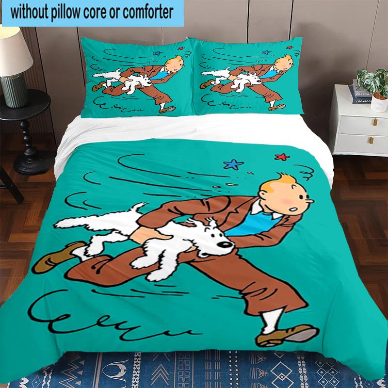 3PCS Adventure In The City 3pcs Bedding,Including 3PCS Duvet Cover And 2pcs Pillowcases Perfect for Christmas,Ideal for Bedroom, Dormitory