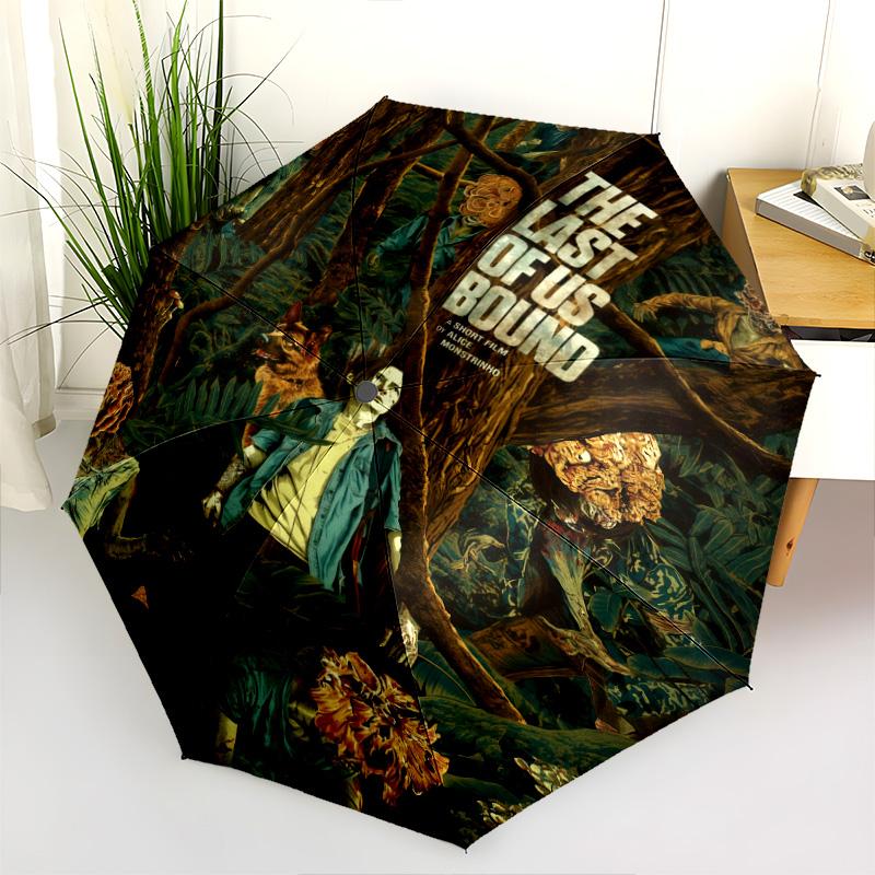 Last Part Ii Folding Umbrella 8 Paraphenoid Bones Portable Travel Gift Printing