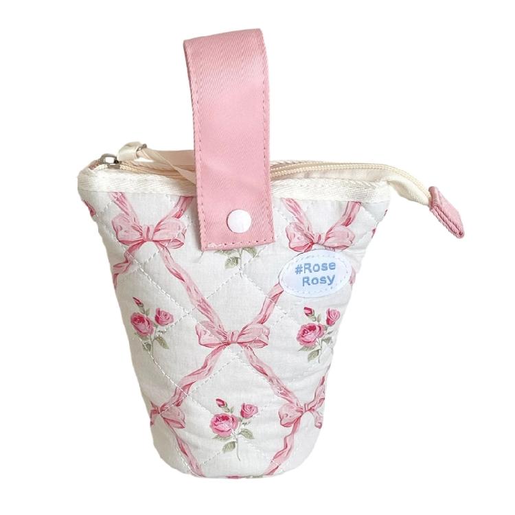 

Standing Pen Case Aesthetic Pencil Bag Pen Holders Pencil Case Lovely Bows Pen Bag Practical Pen Organizers Pen Pouch розовый