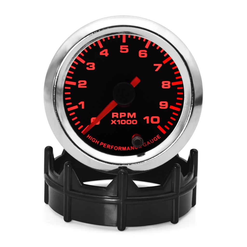 52mm Car Oil Press Meter RPM Boost Water Temp Oil Temp Air Fuel Ratio Voltage EXT Temp Meter 7 Color Backlight Gauge For 12V Car