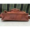 Bag Satchel  Leather Bag Men's Vintage Laptop Messenger Briefcase