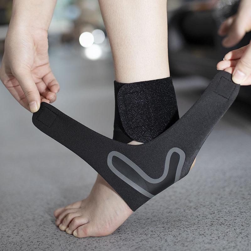 Unisex Elastic Ankle Brace for Anti-Sprain Basketball Sports - Breathable Support and Protection