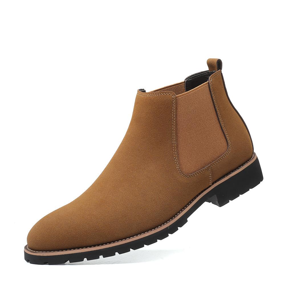 

Весенне-осенние новые матовые ботинки Мартина, модные повседневные ботинки из кожи с круглым носком большого размера для мужчин, модный тренд, обувь для внешней торговли 48 хаки